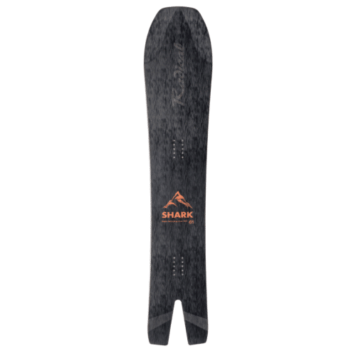 Radical Shop overview 8 Das Radical Shark Snowboard mit Swallow Tail und Spoon Nose.